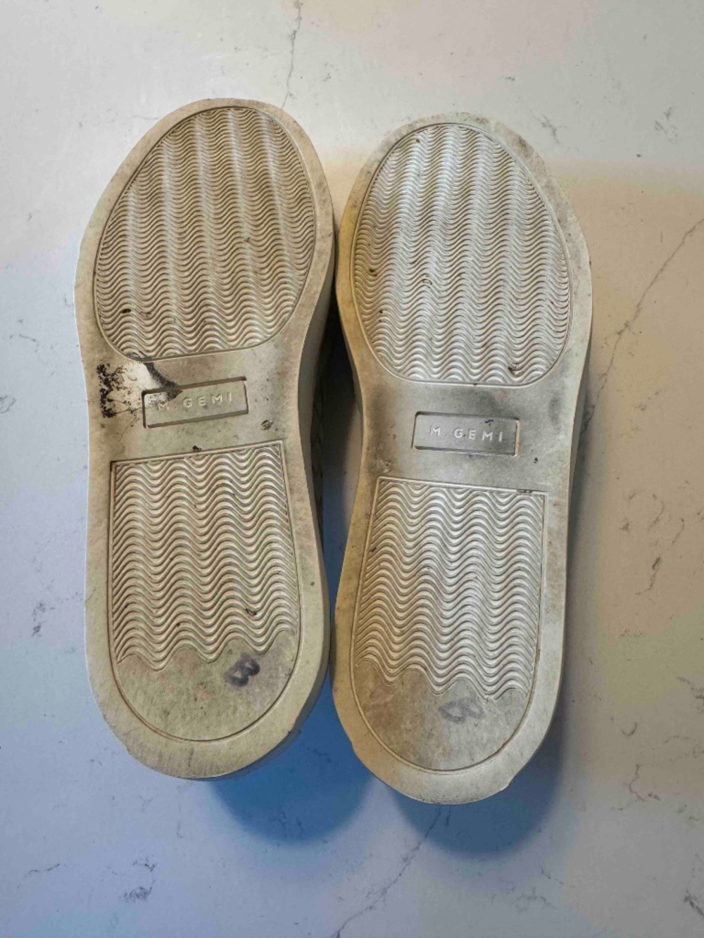 M. Gemi The Cerchio Gray Woven Sneakers Size 37.5(7.5) - Picture 6 of 6